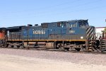 BC Rail C44-9W BCOL #4651 on train for Penny-Newman (grain)